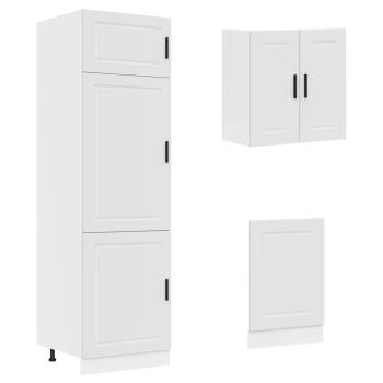 8-tlg. Küchenschrank-Set Kalmar Weiß Holzwerkstoff