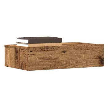 ARDEBO.de - Nachttisch Altholz-Optik 60x35 cm Holzwerkstoff