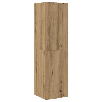 5-tlg. TV-Schrank-Set Wandmontage Artisan-Eiche Holzwerkstoff