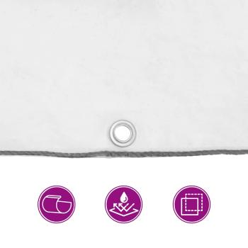 Transparente Plane mit Ösen 4x8 m Polyethylen