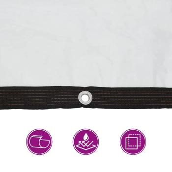 Transparente Plane mit Ösen 5x5 m Polyethylen