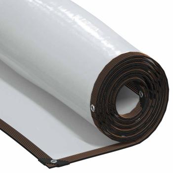 ARDEBO.de - Transparente Plane mit Ösen 3x12 m Polyethylen