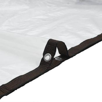 Transparente Plane mit Ösen 3x4 m Polyethylen