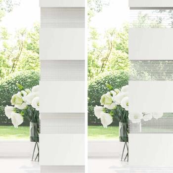 Zebra Jalousie Dunkelgrau 60x150cm Stoffbreite 55,9cm Polyester