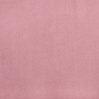 2-tlg. Sofagarnitur mit Kissen Rosa Samt