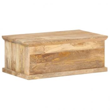 Couchtisch mit Tür 90x50x35 cm Mango Massivholz
