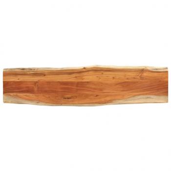 ARDEBO.de - Tischplatte 180x40x3,8cm Rechteckig Massivholz Akazie Baumkante
