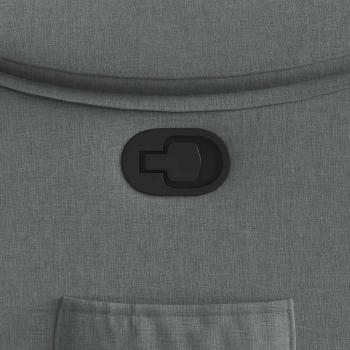 Relaxsessel Dunkelgrau Stoff