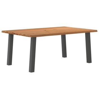 ARDEBO.de - Esstisch Hellbraun 180x120x74 cm Massivholz Eiche Rechteckig