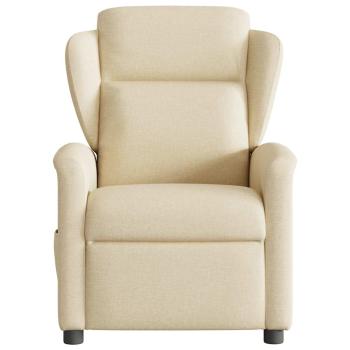 Massagesessel Elektrisch Creme Stoff