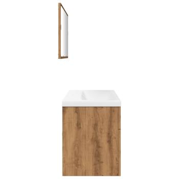 3-tlg. Badmöbel-Set Artisan-Eiche Holzwerkstoff