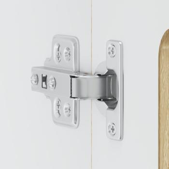 Küchen-Hängeschrank mit Glastür Sonoma-Eiche Holzwerkstoff