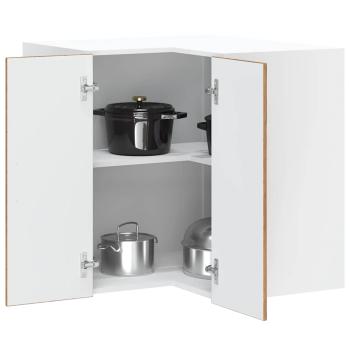 ARDEBO.de - Küchen-Eckhängeschrank Lucca Altholz-Optik Holzwerkstoff