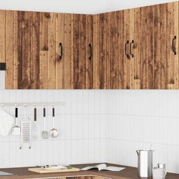 Küchen-Eckhängeschrank Lucca Altholz-Optik Holzwerkstoff
