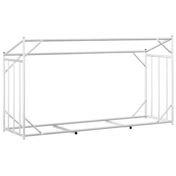 Brennholzregal mit Regenschutz 200,5x60,5x110,5 cm