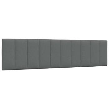 ARDEBO.de - Kopfteil-Kissen Dunkelgrau 200 cm Stoff
