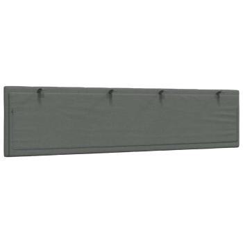 Kopfteil-Kissen Dunkelgrau 200 cm Stoff