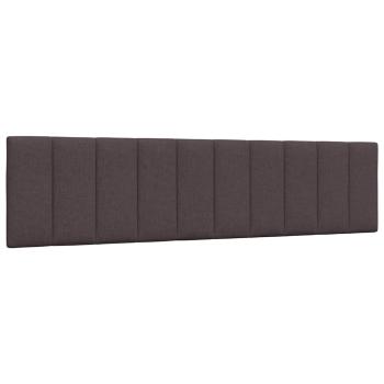 ARDEBO.de - Kopfteil-Kissen Dunkelbraun 200 cm Stoff