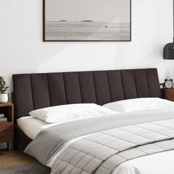 Kopfteil-Kissen Dunkelbraun 200 cm Stoff