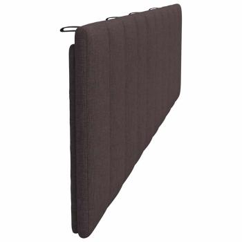 Kopfteil-Kissen Dunkelbraun 200 cm Stoff