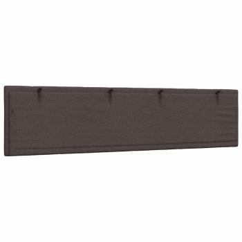 Kopfteil-Kissen Dunkelbraun 200 cm Stoff