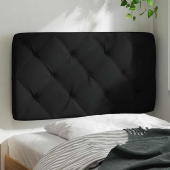 Kopfteil-Kissen Schwarz 80 cm Stoff