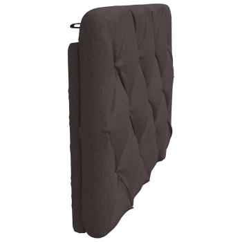 Kopfteil-Kissen Dunkelbraun 90 cm Stoff