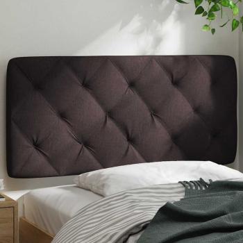 Kopfteil-Kissen Dunkelbraun 100 cm Stoff