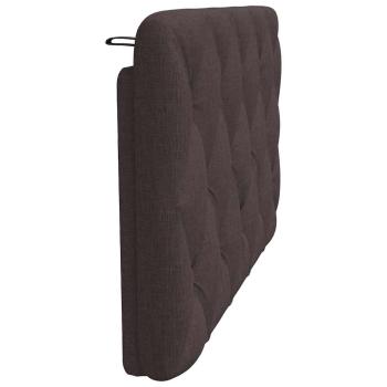 Kopfteil-Kissen Dunkelbraun 100 cm Stoff