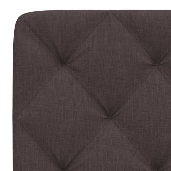 Kopfteil-Kissen Dunkelbraun 100 cm Stoff