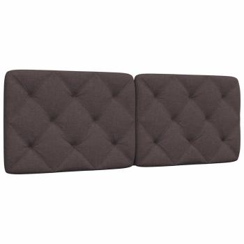 ARDEBO.de - Kopfteil-Kissen Dunkelbraun 120 cm Stoff
