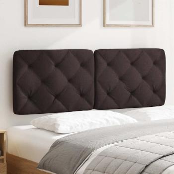 Kopfteil-Kissen Dunkelbraun 140 cm Stoff