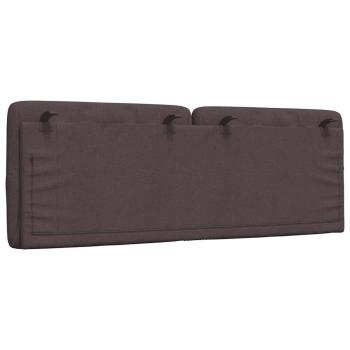 Kopfteil-Kissen Dunkelbraun 140 cm Stoff