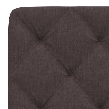 Kopfteil-Kissen Dunkelbraun 140 cm Stoff