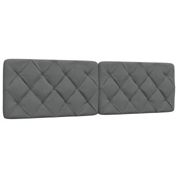 ARDEBO.de - Kopfteil-Kissen Dunkelgrau 180 cm Stoff