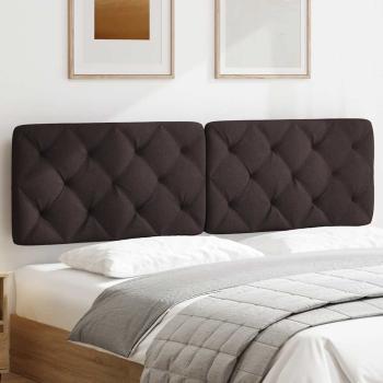 Kopfteil-Kissen Dunkelbraun 180 cm Stoff