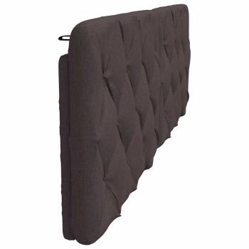 Kopfteil-Kissen Dunkelbraun 180 cm Stoff