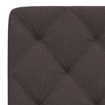 Kopfteil-Kissen Dunkelbraun 180 cm Stoff
