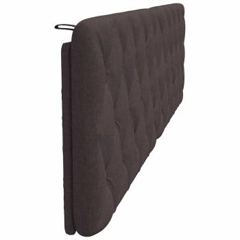 Kopfteil-Kissen Dunkelbraun 200 cm Stoff