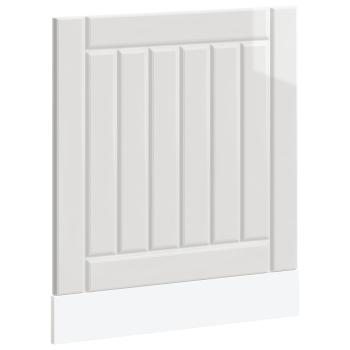 Geschirrspülerblende Lucca Hochglanz-Weiß Holzwerkstoff