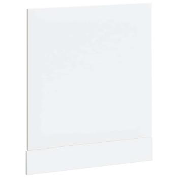 Geschirrspülerblende Lucca Hochglanz-Weiß Holzwerkstoff