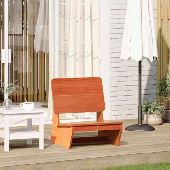 ARDEBO.de - Gartenstuhl Wachsbraun 60x64x70,5 cm Massivholz Kiefer