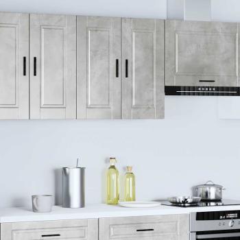 Küchen-Hängeschrank Porto Betongrau Holzwerkstoff