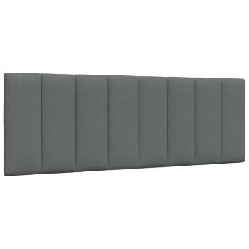 ARDEBO.de - Kopfteil-Kissen Dunkelgrau 140 cm Stoff