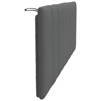 Kopfteil-Kissen Dunkelgrau 140 cm Stoff