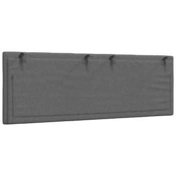 Kopfteil-Kissen Dunkelgrau 140 cm Stoff