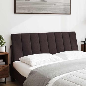 Kopfteil-Kissen Dunkelbraun 140 cm Stoff