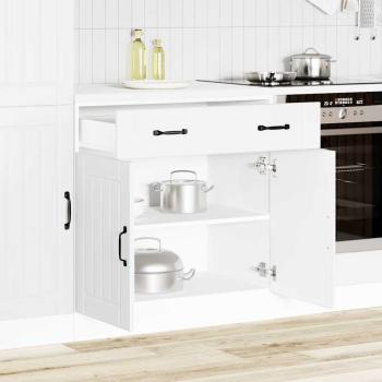 Küchen-Unterschrank Lucca Weiß Holzwerkstoff