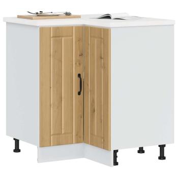 ARDEBO.de - Küchen-Eckunterschrank Lucca Artisan-Eiche Holzwerkstoff