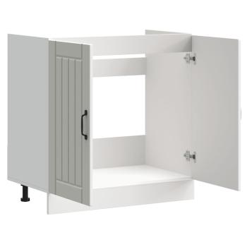 Spülenunterschrank Lucca Weiß Holzwerkstoff